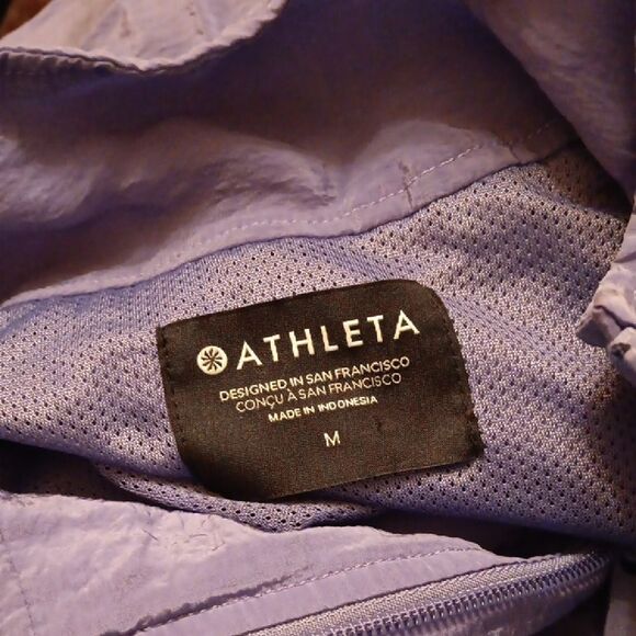 Athleta Women's Arrival Purple Jacket. Athleisure. Athletic. Soft Girl - Picture 9 of 12